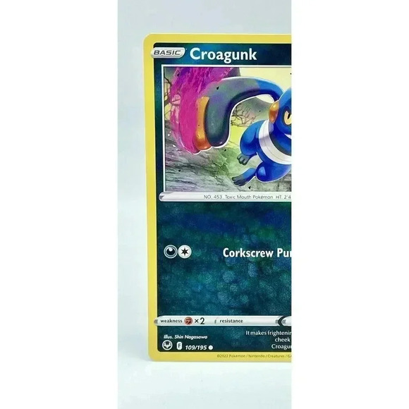 Croagunk 109/195 Silver Tempest Common Non Holo Pokemon‎ TCG Mint Unplayed - Picture 2 of 6